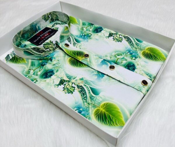 🧥 Premium Digital Print Panjabi – Style Shopping Edition 🌿